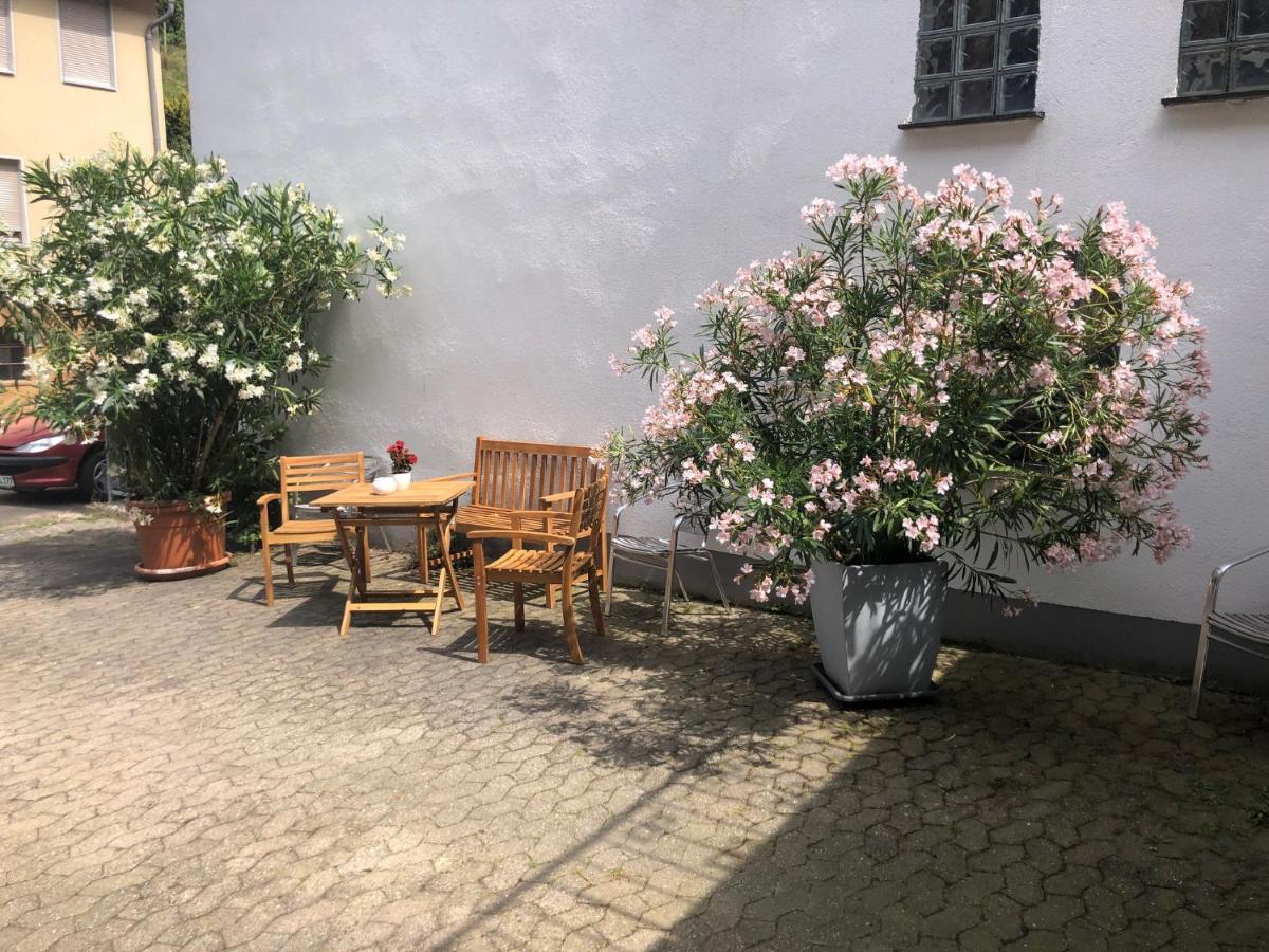 Schoene Ferienwohnung Burgruine Fachwerkhaus Bacharach Dış mekan fotoğraf