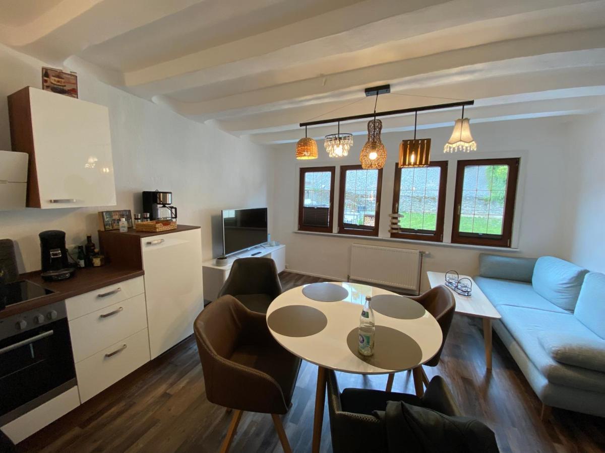 Schoene Ferienwohnung Burgruine Fachwerkhaus Bacharach Dış mekan fotoğraf