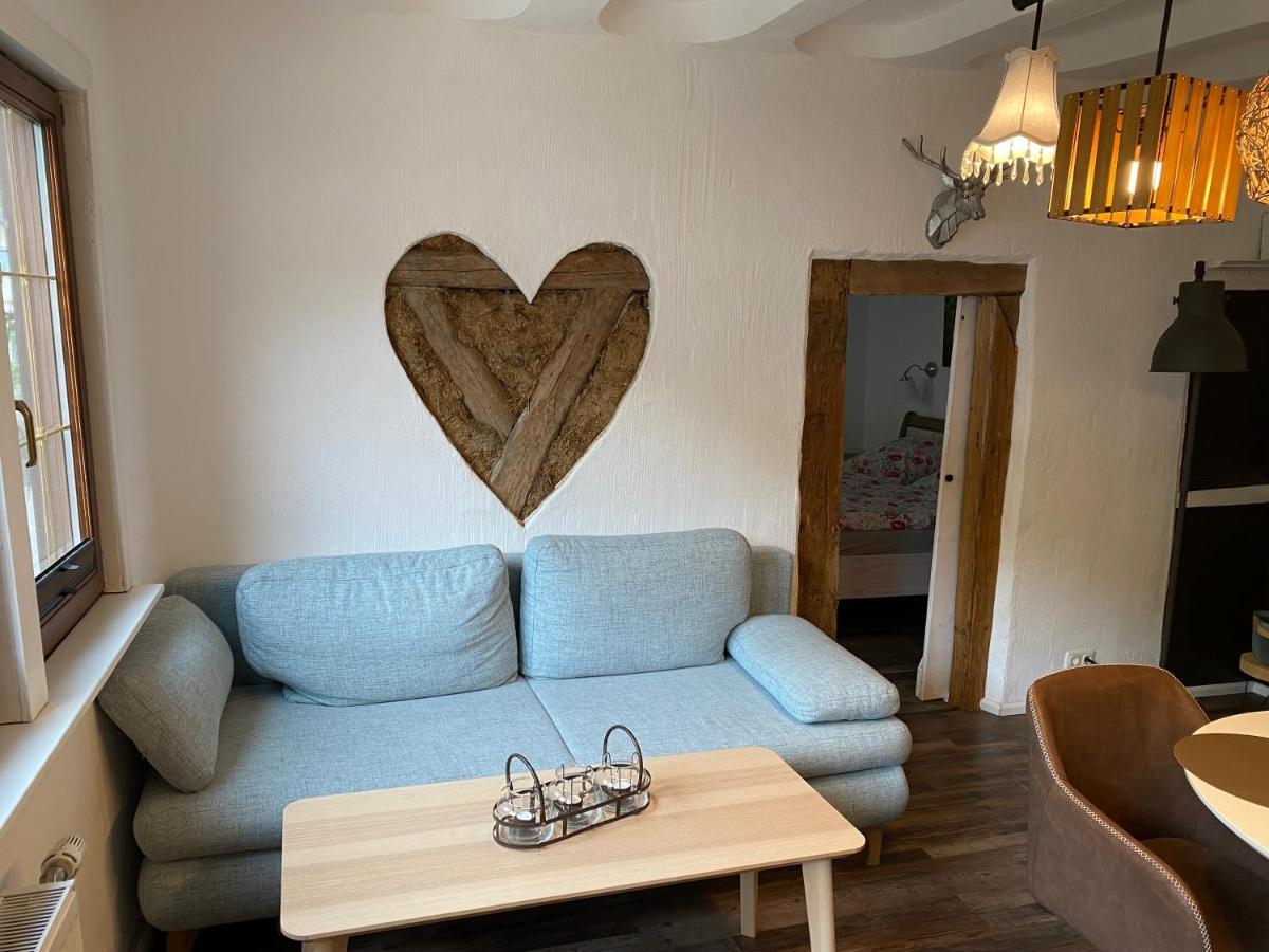 Schoene Ferienwohnung Burgruine Fachwerkhaus Bacharach Dış mekan fotoğraf
