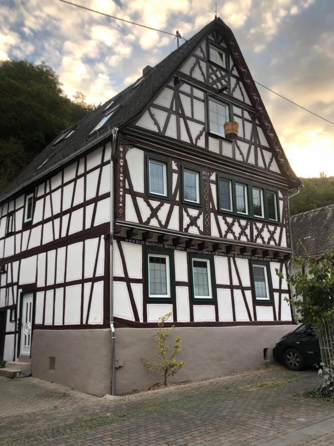 Schoene Ferienwohnung Burgruine Fachwerkhaus Bacharach Dış mekan fotoğraf